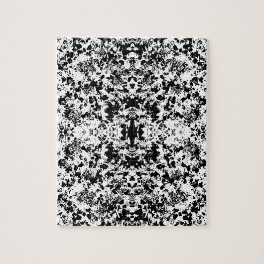 Schwarz-Weiß-Muster Puzzle (Vertikal)