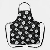 Schwarz-Weiß-Muster Schürze (Vorderseite)