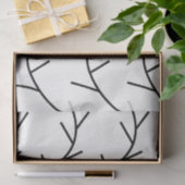 Schwarz-Weiß-Muster Seidenpapier (Geschenk)