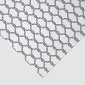 Schwarz-Weiß-Muster Seidenpapier (Ausschnitt)