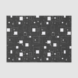 Schwarz-Weiß-Muster Seidenpapier