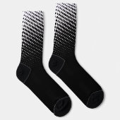 Schwarz-Weiß-Muster Socken (Rechts)