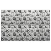 Schwarz-Weiß-Muster Stoff (Fat Quarter (45,7 x 55,9 cm))