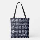Schwarz-Weiß-Muster Tasche (Rückseite)
