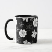 Schwarz-Weiß-Muster Tasse (Links)