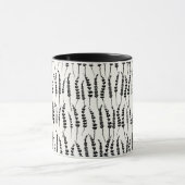 Schwarz-Weiß-Muster Tasse (Zentrum)