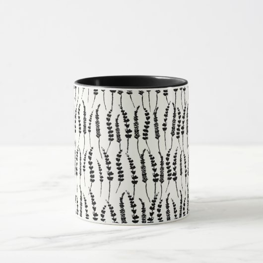 Schwarz-Weiß-Muster Tasse (Zentrum)