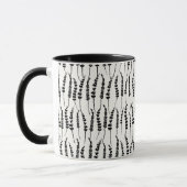 Schwarz-Weiß-Muster Tasse (Links)