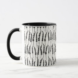 Schwarz-Weiß-Muster Tasse