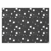 Schwarz-Weiß-Muster Tischdecke (Vorderseite (Horizontal))