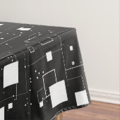 Schwarz-Weiß-Muster Tischdecke (Beispiel)