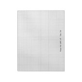 Schwarz/Weiß-Muster vom Schreibtisch aus Notizblock (Rotiert)