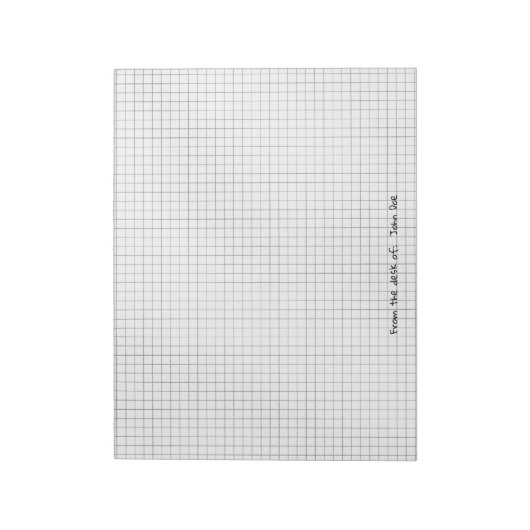 Schwarz/Weiß-Muster vom Schreibtisch aus Notizblock (Rotiert)