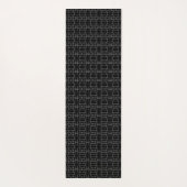 Schwarz-Weiß-Muster Yogamatte (Rückseite)