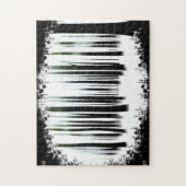 Schwarz-Weiß-Mystische Waldträume Puzzle (Vertikal)