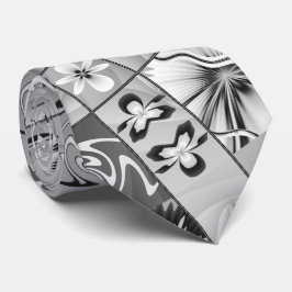 Schwarz-Weiß-Nacken Krawatte