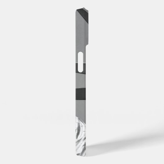 Schwarz-Weiß-Nah-up-Freiheitsstatue Case-Mate iPhone Hülle (Rückseite / Rechts)