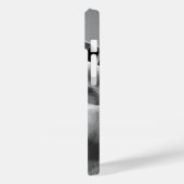 Schwarz-Weiß-Nah-up-Freiheitsstatue Case-Mate iPhone Hülle (Rückseite / Links)