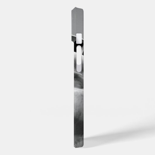 Schwarz-Weiß-Nah-up-Freiheitsstatue Case-Mate iPhone Hülle (Rückseite / Links)