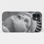 Schwarz-Weiß-Nah-up-Freiheitsstatue Case-Mate iPhone Hülle (Rückseite (Horizontal))
