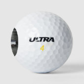 Schwarz-Weiß-Nash Golfball (Logo)