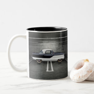 Schwarz-Weiß-Nash Zweifarbige Tasse