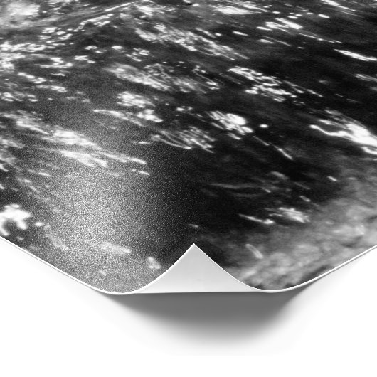 Schwarz-Weiß-Nautikfoto - Boote Seascape Fotodruck (Ecke)