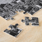 Schwarz-weiß New York City Manhattan Puzzle (Seite)