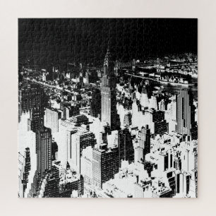 Schwarz-Weiß New York Puzzle
