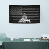 Schwarz & Weiß nicht auf meiner amerikanischen Fah Banner (Messeveranstaltung)