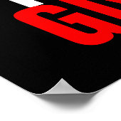 Schwarz-weiß nie aufgeben Erfolg Basketball drucke (Ecke)