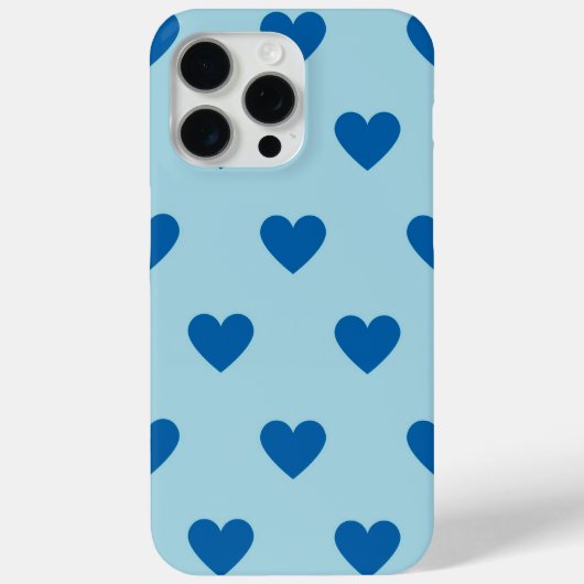 Schwarz-Weiß-Niedliches Herzmuster Case-Mate iPhone Hülle (Rückseite)