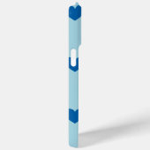 Schwarz-Weiß-Niedliches Herzmuster Case-Mate iPhone Hülle (Rückseite / Rechts)