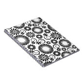 Schwarz-Weiß-Notebook Notizblock (Rechte Seite)