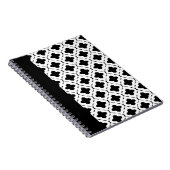 Schwarz-Weiß-Notebook Notizblock (Rechte Seite)