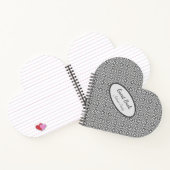 Schwarz-Weiß-Notebook Notizblock (Innenseite)