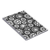 Schwarz-Weiß-Notebook Notizblock (Rechte Seite)