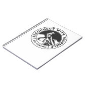 Schwarz-Weiß-Notebook Notizblock (Linke Seite)