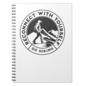 Schwarz-Weiß-Notebook Notizblock (Vorderseite)