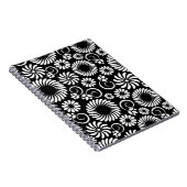 Schwarz-Weiß-Notebook Notizblock (Rechte Seite)