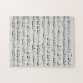 Schwarz-Weiß-Noten Puzzle (Horizontal)