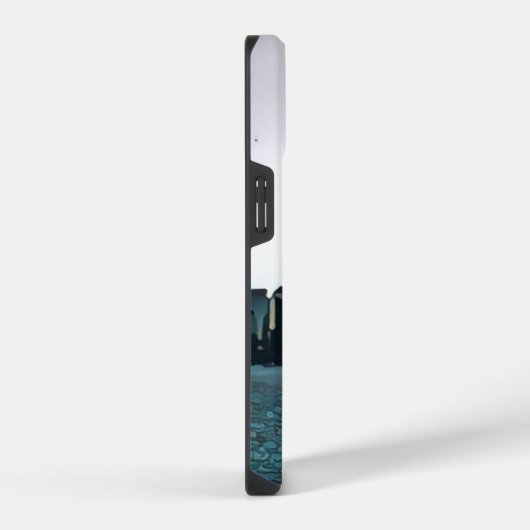 Schwarz-Weiß-NYC-Gehäuse iPhone Hülle (Rechte Seite)