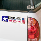 Schwarz-weiß oder Was auch immer Ja wir können! Au Autoaufkleber (Auf Lkw)