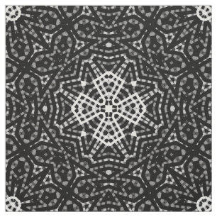Schwarz-Weiß , offene Arbeiten , geometrische Form Stoff