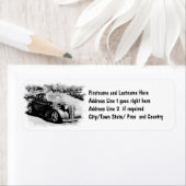 Schwarz-Weiß-Oldie - Vintages Auto (Insitu)