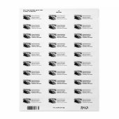 Schwarz-Weiß-Oldie - Vintages Auto (Vorne)