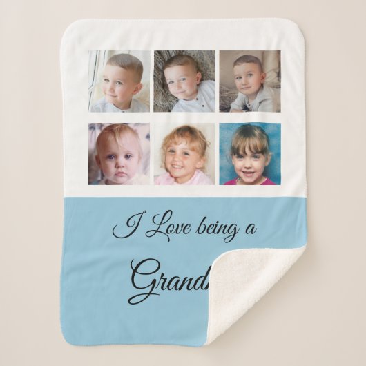 Schwarz-Weiß-Oma-Foto Sherpadecke (Vorderseite)