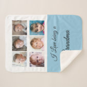 Schwarz-Weiß-Oma-Foto Sherpadecke (Vorderseite (Horizontal))