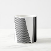 Schwarz-Weiß-Op-Art-Design, Kaffee-Tasse Kaffeetasse (Mittel)