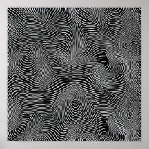 Schwarz-Weiß-Op-Art-Swirbelmuster